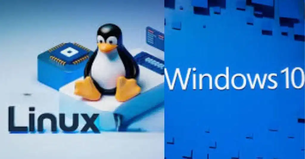 Linux OS and Windows 10