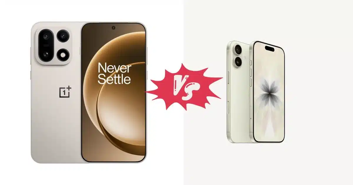 OnePlus 15 vs iPhone 17
