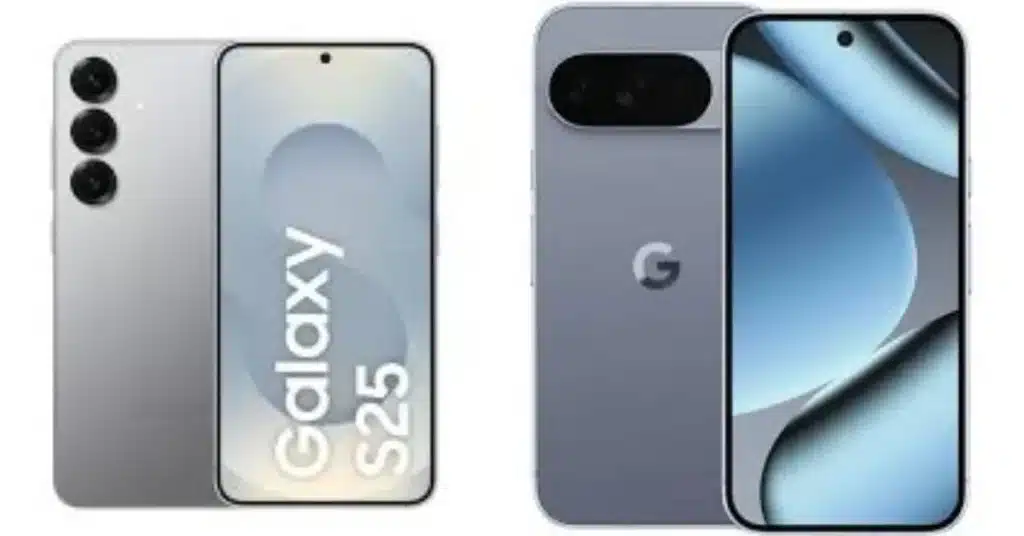 Samsung Galaxy S25 and Google Pixel 10