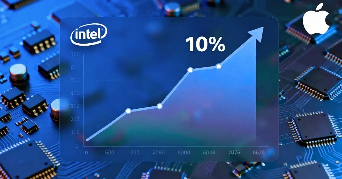 Intel Stock Up 10%: Will Apple Really Start Using Intel Chips in 2027?